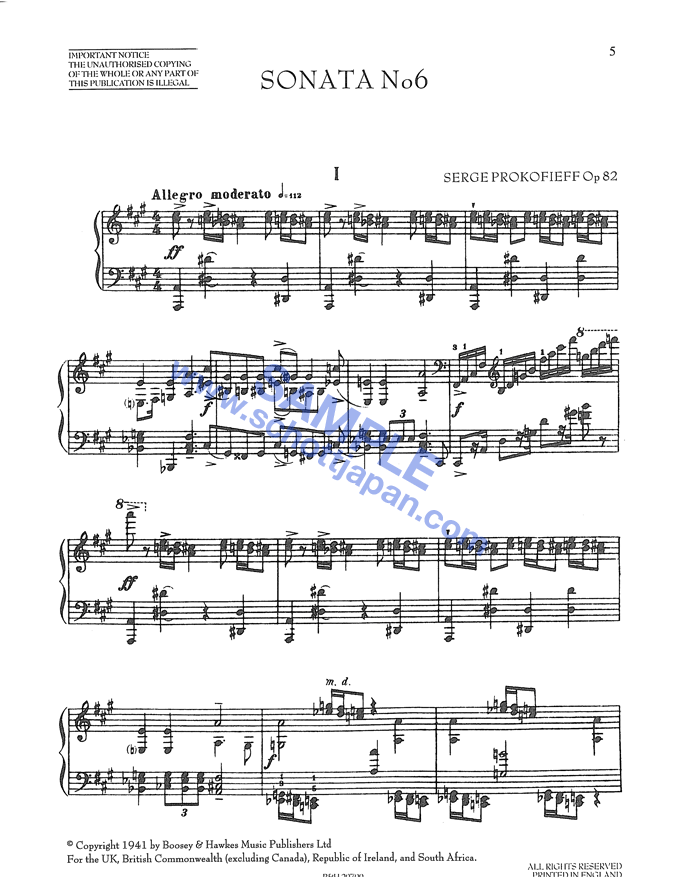 ピアノ・ソナタ集（第6番―第9番）／プロコフィエフ／SW 3069