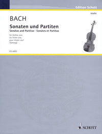 無伴奏ヴァイオリン・ソナタとパルティータ／J・S・バッハ／SW 1002 – ショット・ミュージック オンラインショップ