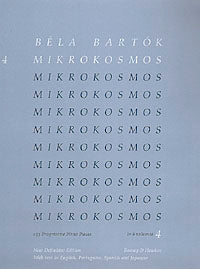 ミクロコスモス 第4巻（日本語解説付き）／バルトーク／SW 3004